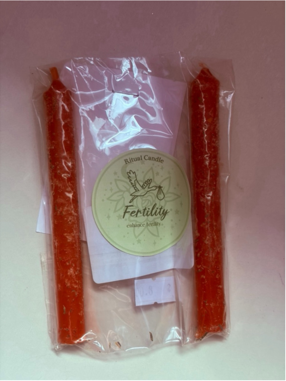 Ritual Fertility Candle Set